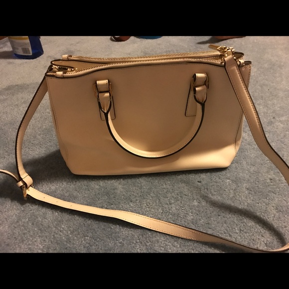 Tory Burch White Mini Robinson Tote - Picture 4 of 7